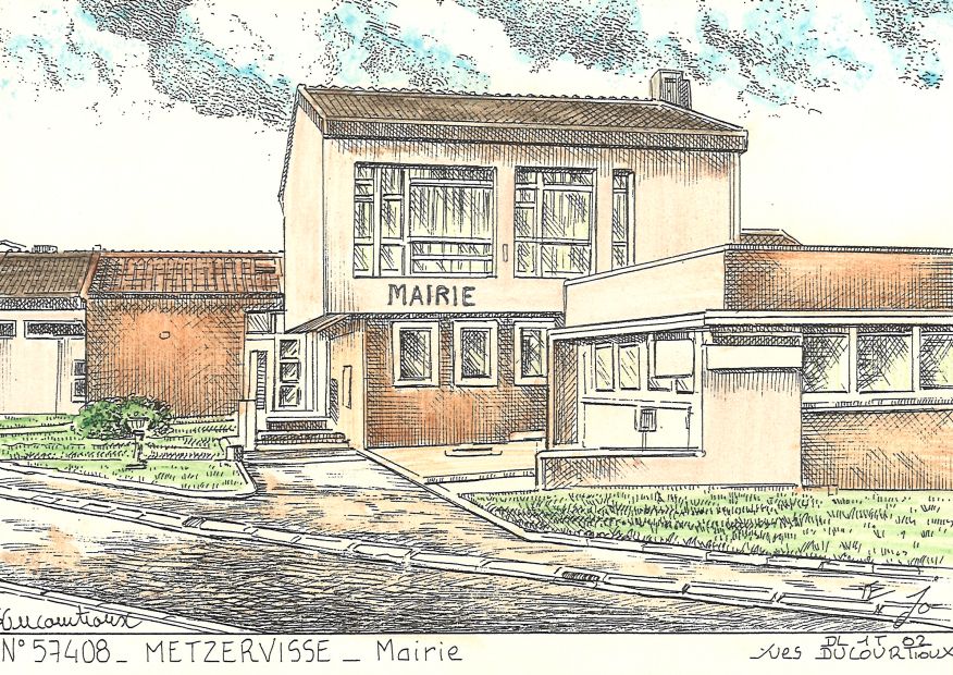 N 57408 - METZERVISSE - mairie