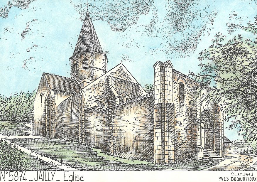 N 58074 - JAILLY - église