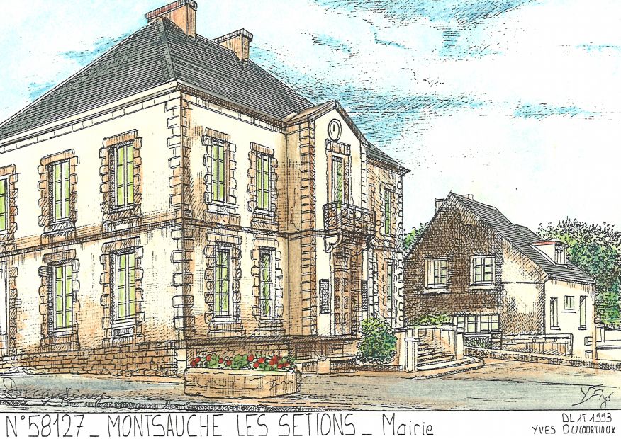 N 58127 - MONTSAUCHE LES SETTONS - mairie