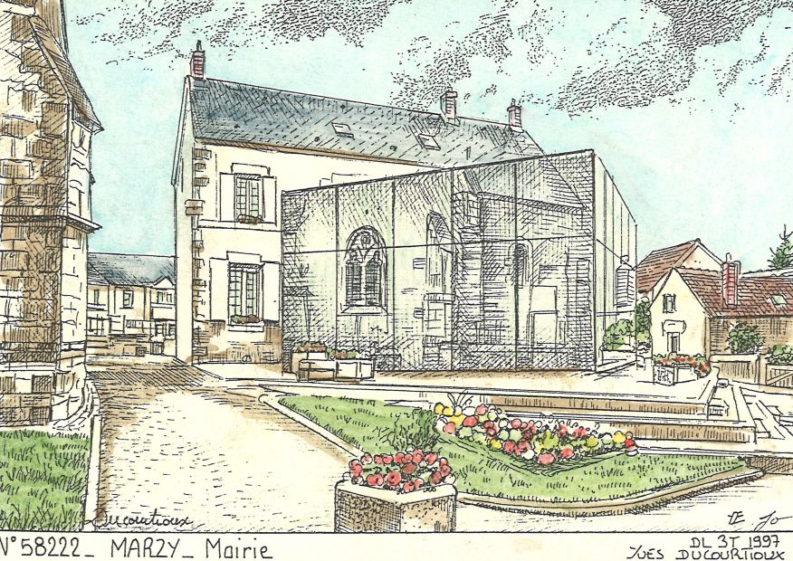 N 58222 - MARZY - mairie