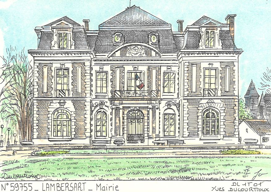 N 59755 - LAMBERSART - mairie