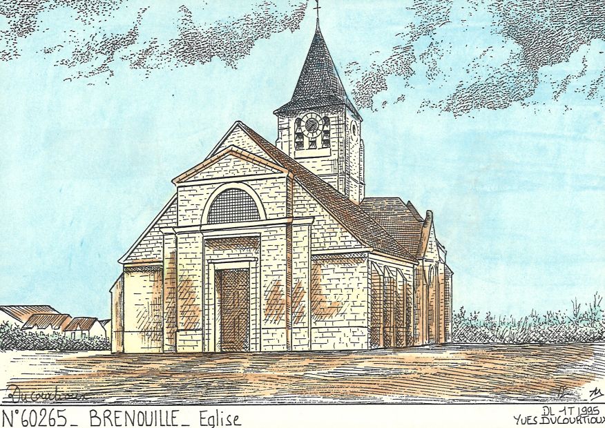 N 60265 - BRENOUILLE - église