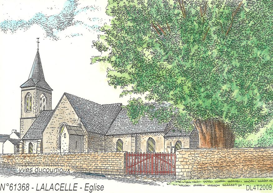 N 61368 - LALACELLE - église