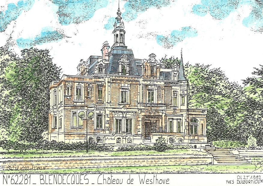 N 62281 - BLENDECQUES - château de westhove