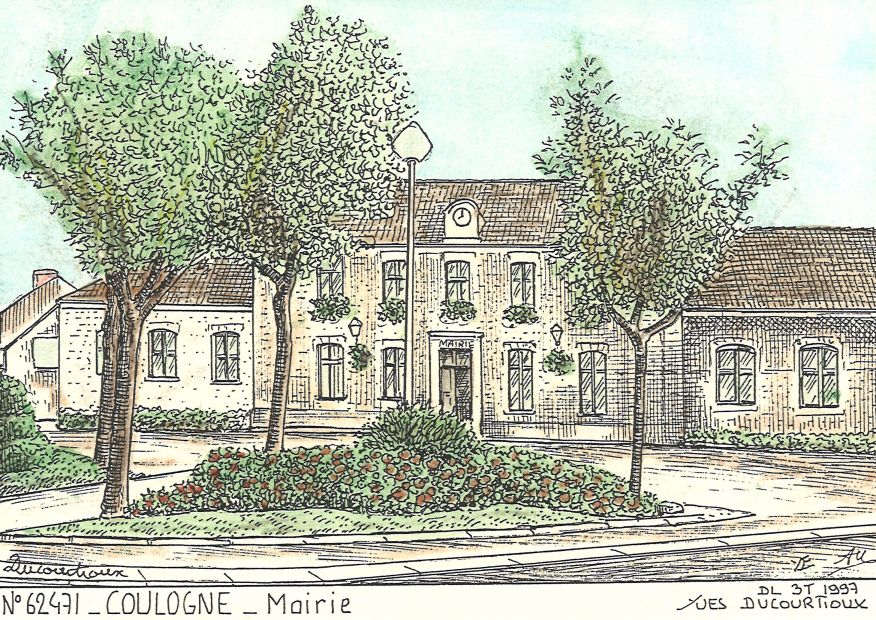 N 62471 - COULOGNE - mairie