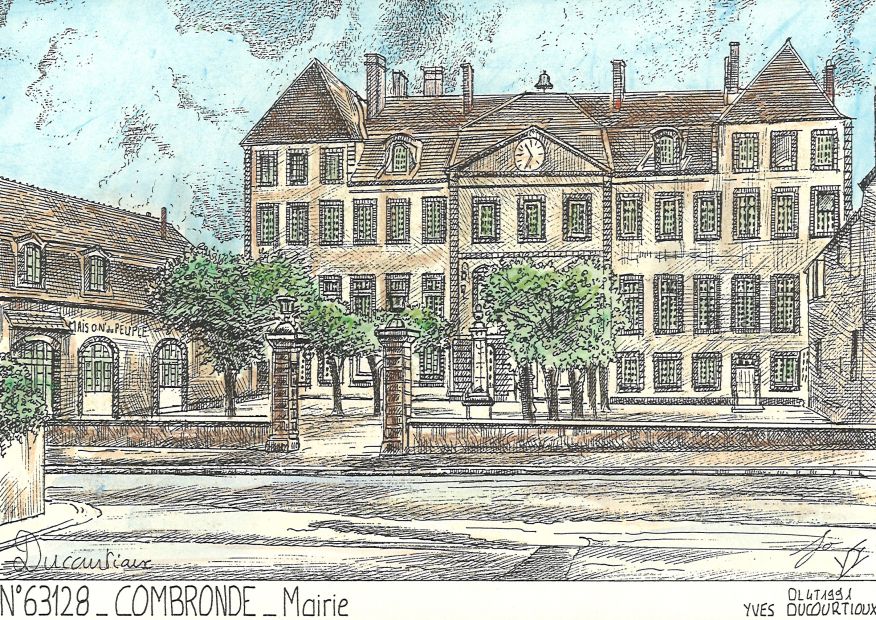 N 63128 - COMBRONDE - mairie