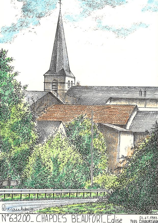 N 63200 - CHAPDES BEAUFORT - glise