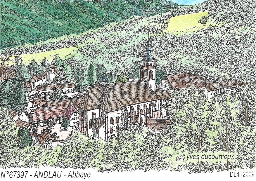 N 67397 - ANDLAU - abbaye