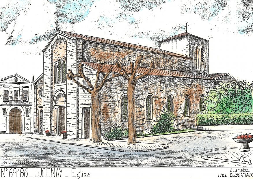 N 69186 - LUCENAY - église