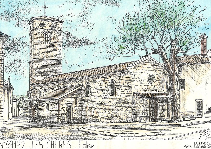 N 69192 - LES CHERES - église