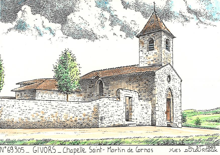 N 69305 - GIVORS - chapelle st martin de cornas