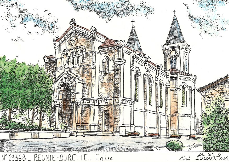 N 69368 - REGNIE DURETTE - église