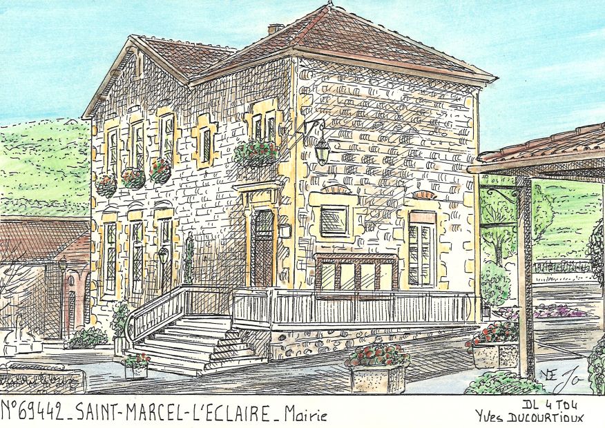 N 69442 - ST MARCEL L ECLAIRE - mairie