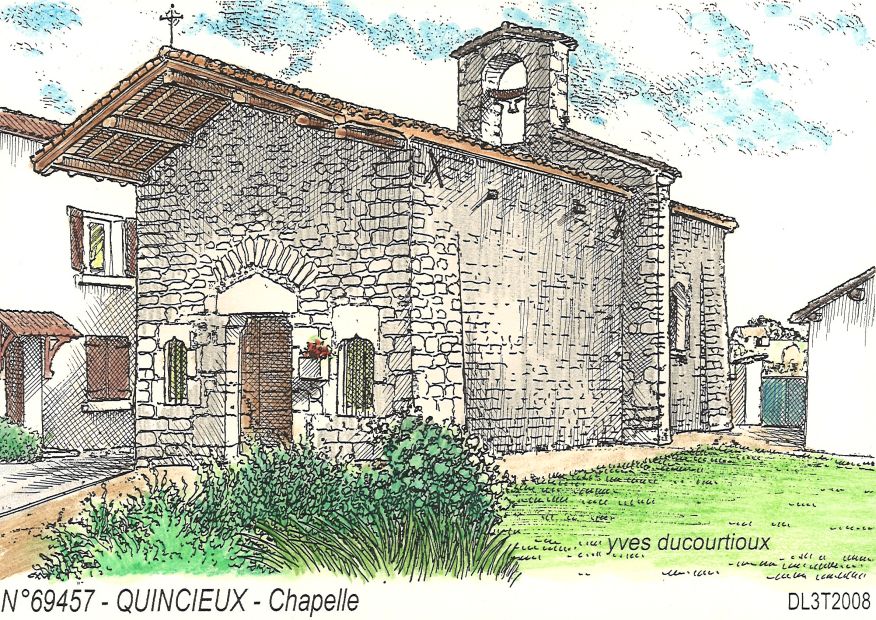 N 69457 - QUINCIEUX - chapelle