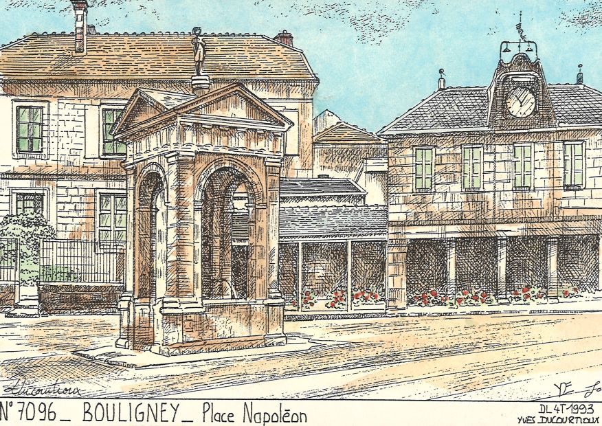 N 70096 - BOULIGNEY - place napolon