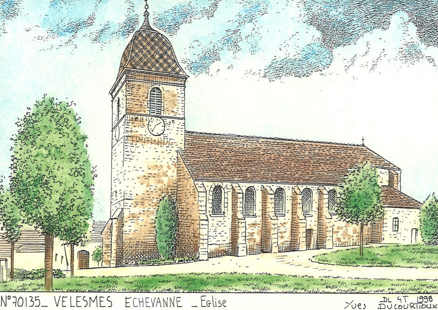 N 70135 - VELESMES ECHEVANNE - glise