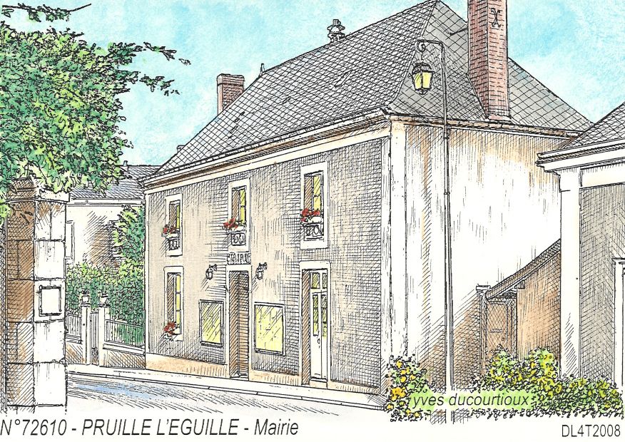 N 72610 - PRUILLE L EGUILLE - mairie