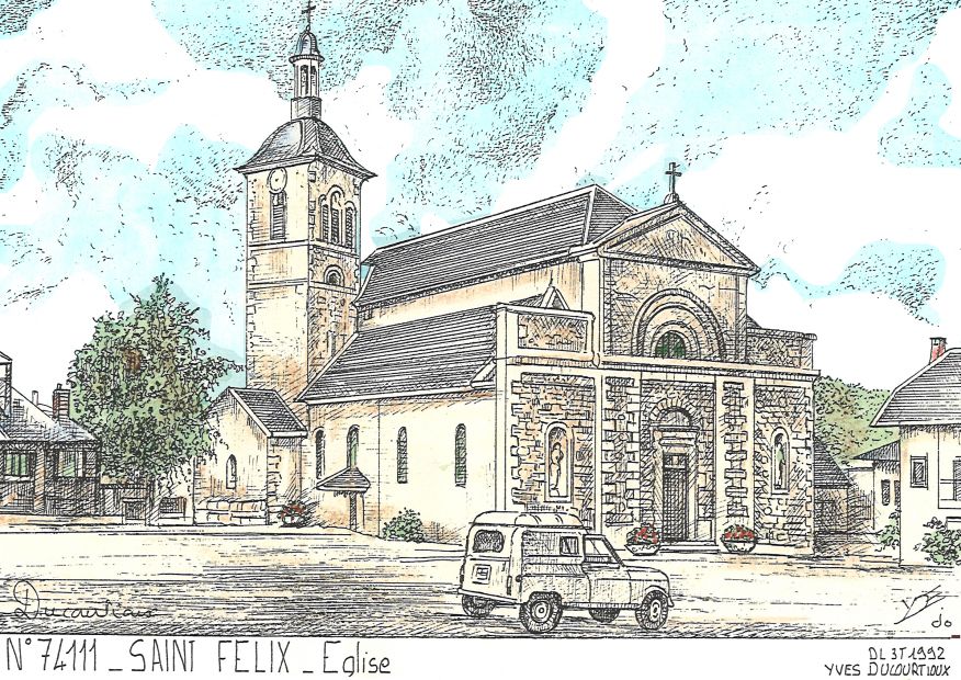 N 74111 - ST FELIX - église