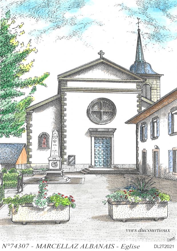 N 74307 - MARCELLAZ ALBANAIS - église