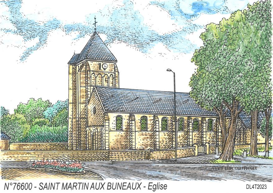 N 76600 - ST MARTIN AUX BUNEAUX - glise