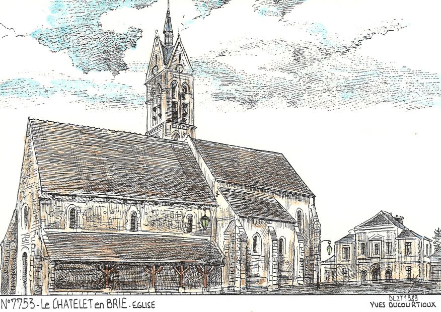 N 77053 - LE CHATELET EN BRIE - glise