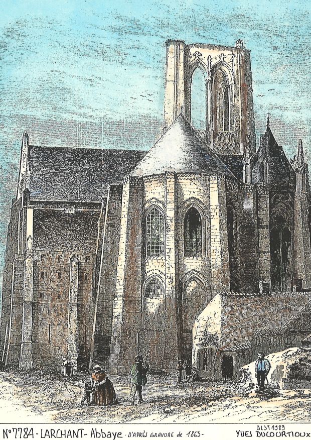 N 77084 - LARCHANT - abbaye