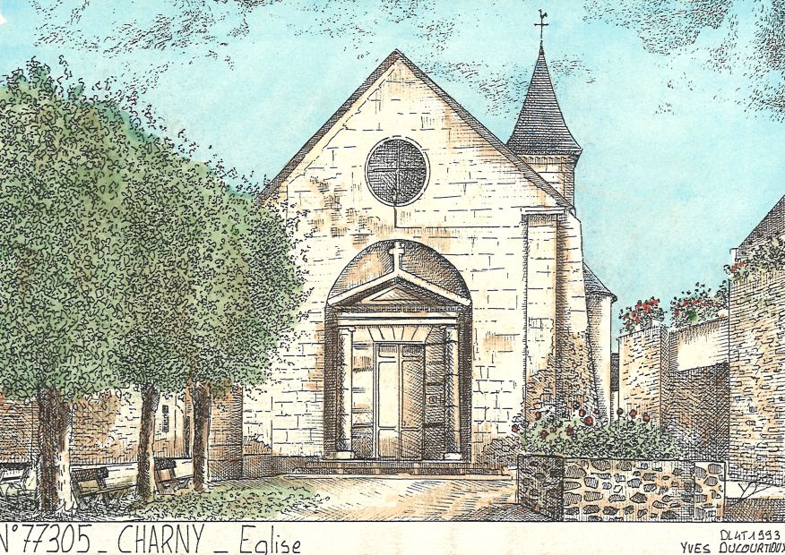 N 77305 - CHARNY - église