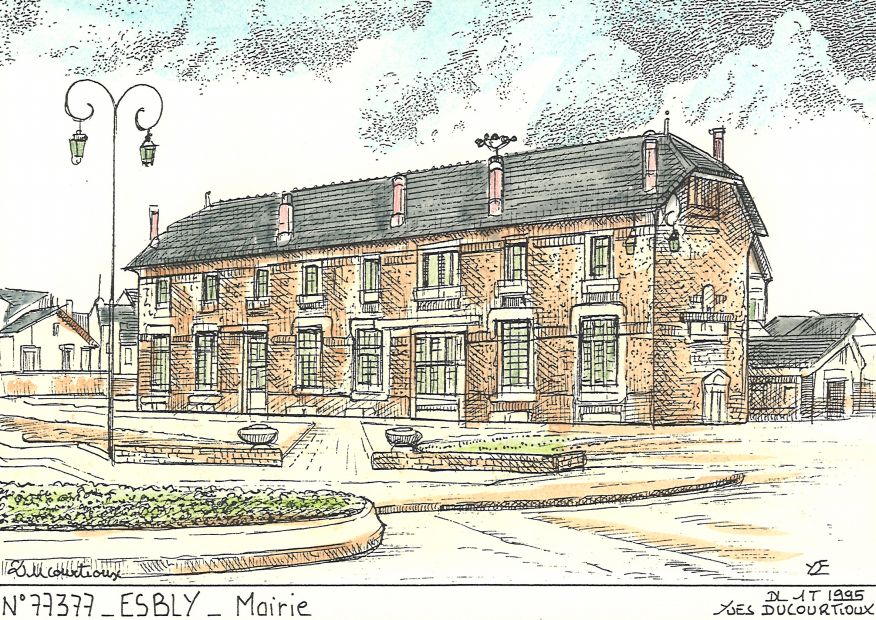 N 77377 - ESBLY - mairie