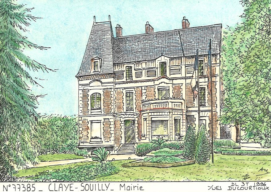 N 77385 - CLAYE SOUILLY - mairie