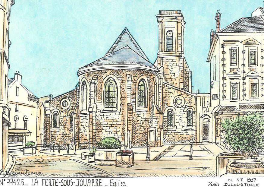 N 77425 - LA FERTE SOUS JOUARRE - église