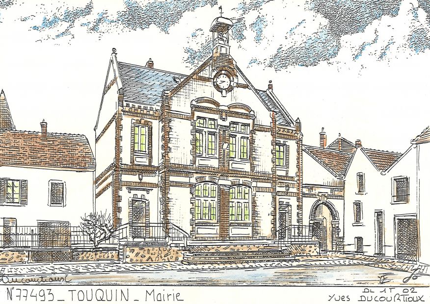 N 77493 - TOUQUIN - mairie