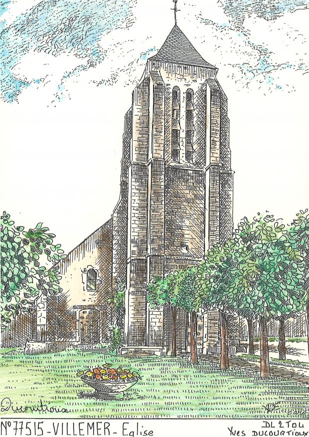 N 77515 - VILLEMER - église