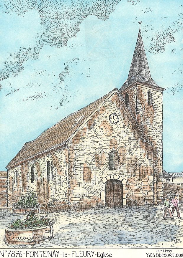 N 78076 - FONTENAY LE FLEURY - église