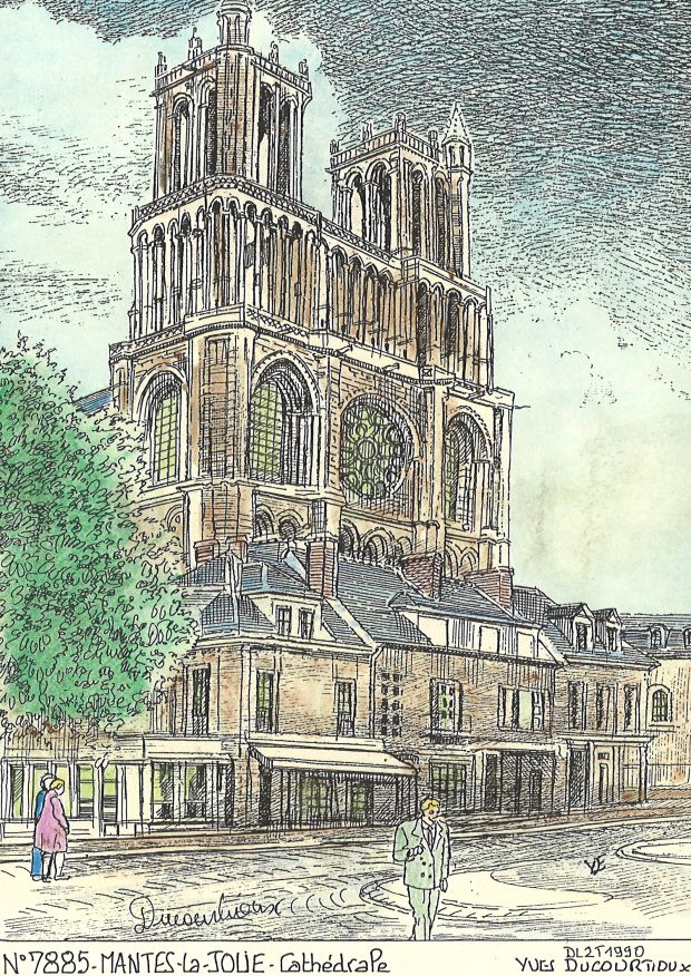 N 78085 - MANTES LA JOLIE - cathédrale