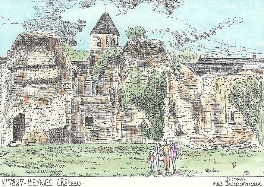 N 78087 - BEYNES - château