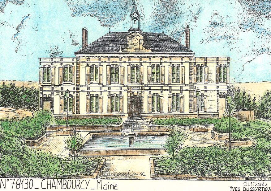 N 78130 - CHAMBOURCY - mairie
