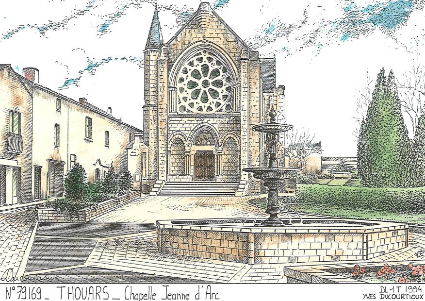 N 79169 - THOUARS - chapelle jeanne d arc