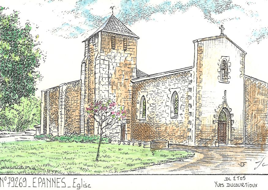 N 79269 - EPANNES - église