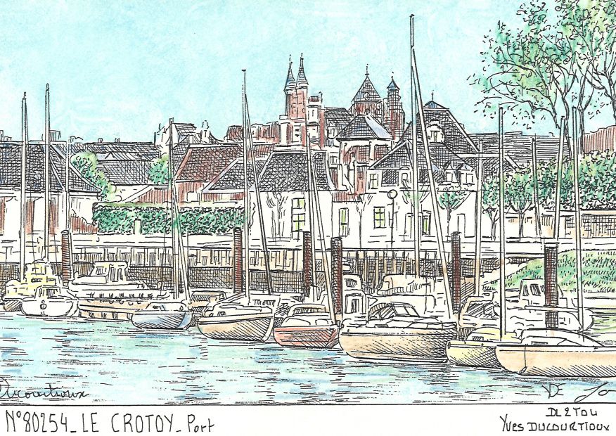 N 80254 - LE CROTOY - port