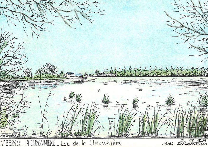 N 85240 - LA GUYONNIERE - lac de la chausselire