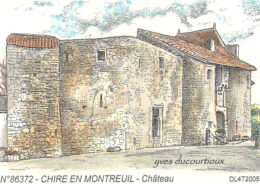 N 86372 - CHIRE EN MONTREUIL - château