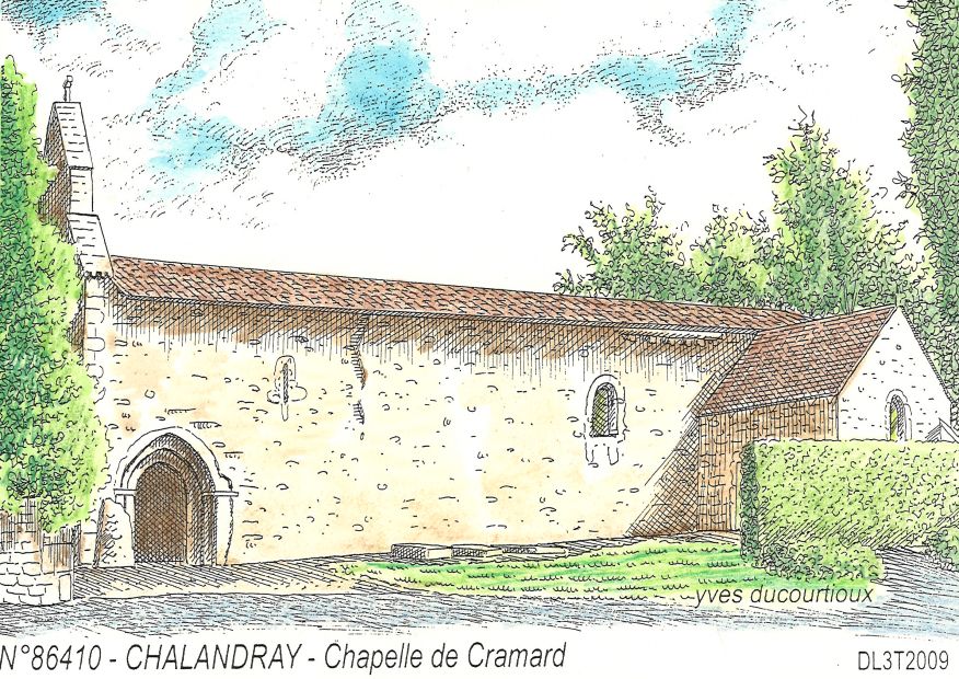 N 86410 - CHALANDRAY - chapelle de cramard
