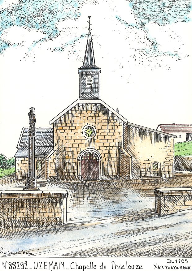N 88292 - UZEMAIN - chapelle de thilouze