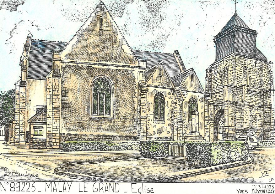 N 89226 - MALAY LE GRAND - église