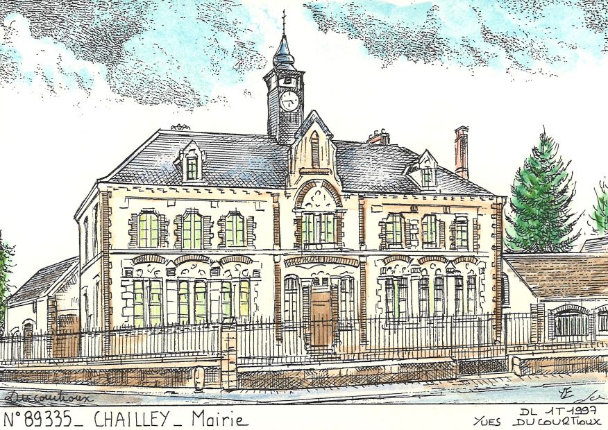 N 89335 - CHAILLEY - mairie