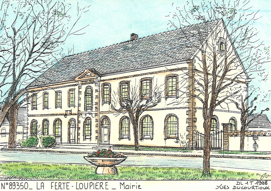 N 89350 - LA FERTE LOUPIERE - mairie