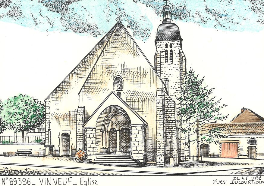 N 89396 - VINNEUF - église