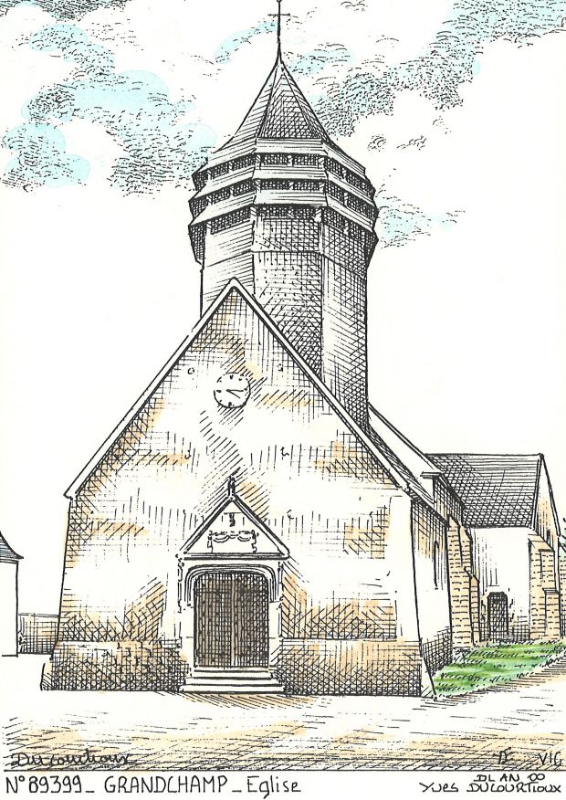 N 89399 - GRANDCHAMP - église