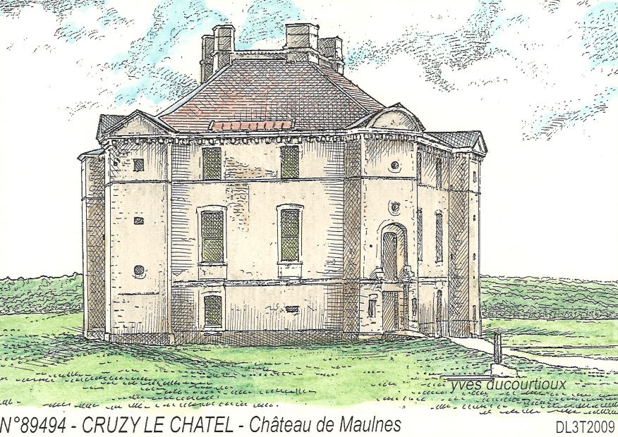 N 89494 - CRUZY LE CHATEL - chteau de maulnes