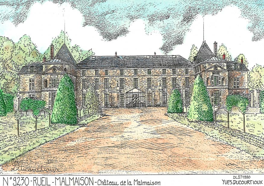 N 92030 - RUEIL MALMAISON - château de la malmaison
